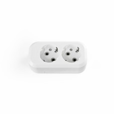 Колодка подовжувача із заземленням 2 гнізда біла TITANUM STANDARD (TF-B216G-W)