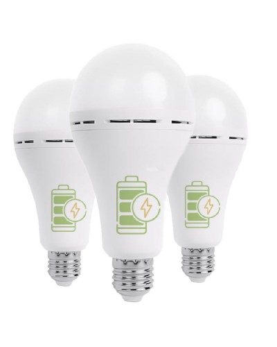 Набір лампа акумуляторна Е27 LED NOAS YL95-0711 6500K 3 шт (000059425)