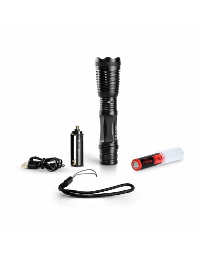 Портативный светодиодный фонарик TITANUM 350Lm 5000K Black (TLF-T12)