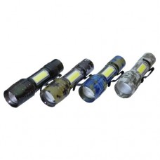Фонарики VL676, 1LED + боковое свечение COB (111198)
