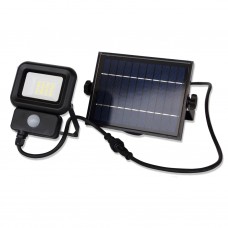 Прожектор на солнечных батареях и датчиком движения LEBRON LF-10Solar, 10W LED, 700Lm, 6500К (17-16-10K)