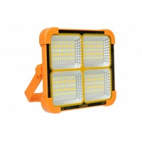 Світлодіодний прожектор Luxel переносний автономний із сонячною панеллю 20W IP66 (SFLP-20)