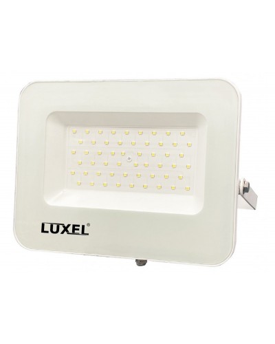 Светодиодный белый прожектор Luxel 245х210х31мм 175-260V 50W IP65 (LED-LPEW-50С)