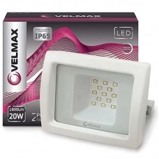 Прожектор світлодіодний LED Velmax, 20W, LED, 1800Lm, 6200К, Білий (00-25-22)