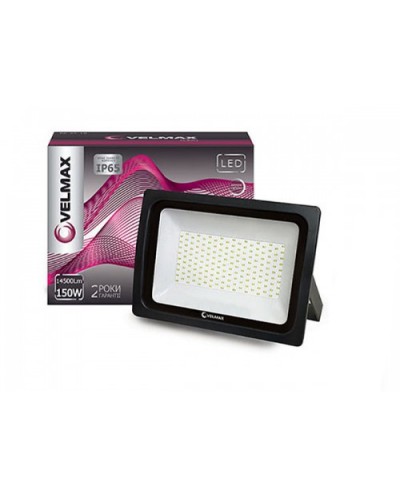 Светодиодный мощный прожектор Velmax, 150W, 14500Lm, 6200К (00-25-95)