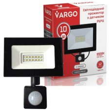LED прожектор VARGO 10W с датчиком движения (330310)