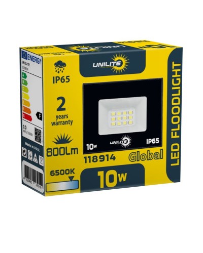 LED прожектор UNILITE 10W 6500K 850lm (118914)