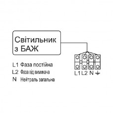 LED светильник для производственных помещений аварийный LightProm MARSO БАП 200W, 30000Lm, 5000K (8179BAP)