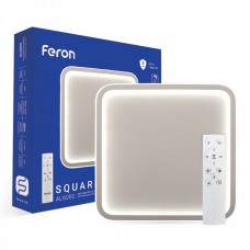 Светодиодная люстра с пультом Feron AL6080 SQUARE 70Вт 3000-6500К IP20 (40278)