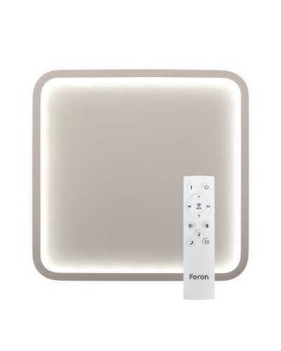 Светодиодная люстра с пультом Feron AL6080 SQUARE 70Вт 3000-6500К IP20 (40278)