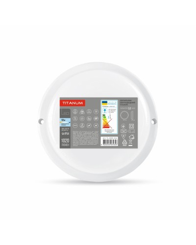 LED светильник IP65 круглый TITANUM 12W 6500K (TL-BHR-126) LED светильник IP65 круглый TITANUM 12W 6500K (TL-BHR-126)