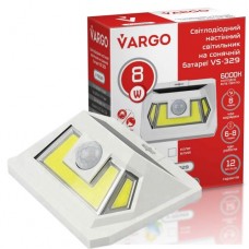 LED светильник на солнечной батарее VARGO 8W с д/р (Белый) (701329)