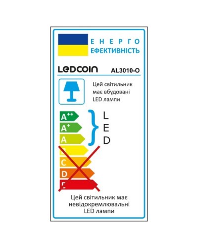Светодиодный светильник Ledcoin AL3010-O 24 Вт 6500К (80381)