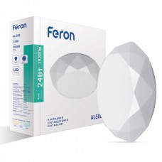 Накладний світлодіодний світильник Feron AL588 24Вт 5000К 20 білий (40193)