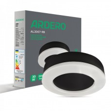 Накладной светодиодный светильник Ardero AL3007-RB 30Вт 5000К 65 черный (80218)