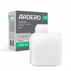 Накладний квадратний світлодіодний світильник Ardero AL806ARD 18Вт 5000К 40 (80298)