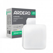 Накладной квадратный светодиодный светильник Ardero AL806ARD 24Вт 5000К 40 (80299)