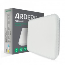 Накладний світлодіодний світильник Ardero AL804ARD 36Вт 5000К ІР40 білий декор (80182)