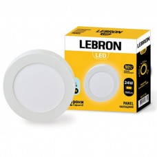 LED светильник LEBRON L-PRS-2465 24W накладной с блоком питания (12-10-80)