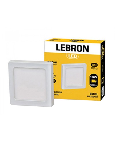 LED светильник LEBRON L-PSS-1841 18W накладной с блоком питания (12-10-94)
