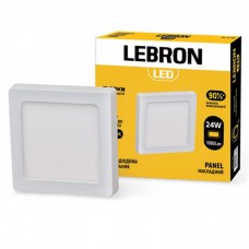 LED светильник LEBRON L-PSS-2465 24W накладной с блоком питания (12-10-99)