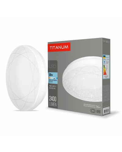LED светильник настенно-потолочный TITANUM 32W 5000K Орбита (TLCL-325OR) LED светильник настенно-потолочный TITANUM 32W 5000K Орбита (TLCL-325OR)