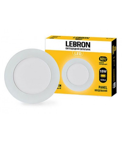 LED светильник LEBRON L-PR-941, 9W, встроенный, 4100K, с блоком питания (12-10-09)