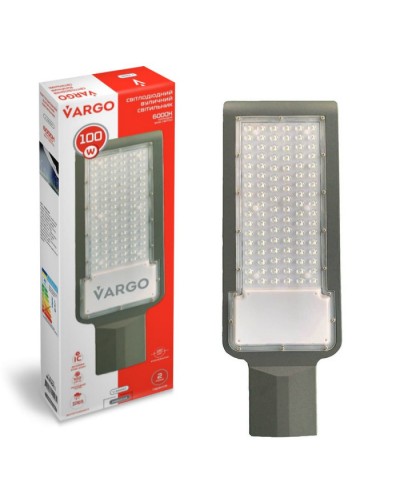 LED вуличний світильник 100W 6500K VARGO, 220V 10000lm (330227)
