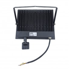 Прожектор LED 100W ULTRA Slim 220V 9000Lm 6500K IP65 с датчиком движения TNSy (TNSy5000517)