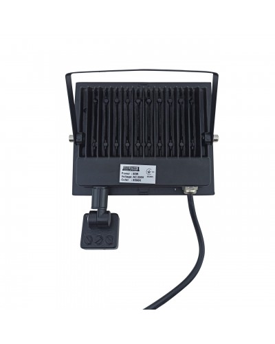 Прожектор LED 50W ULTRA Slim 220V 4500Lm 6500K IP65 с датчиком движения TNSy (TNSy5000516)
