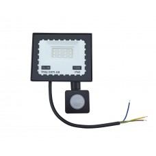Прожектор LED 10W Ultra Slim 220V 900Lm 6500K IP65 с датчиком движения TNSy (TNSy5000513)
