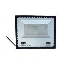 Прожектор LED 200W Ultra Slim 180-260V 18000Lm 6500K IP65 SMD TNSy (TNSy5000023)