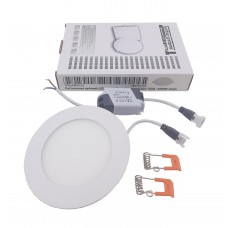 Светильник врезной LED Round Downlight 6W-220V-420L-4000K Alum (TNSy5000125)