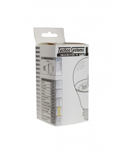 Лампа светодиодная LED Bulb-A60-20W-E27-220V-4000K-1800L SILVER TNSy (TNSy5000606)