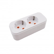 Колодка 2 розетки із заземленням TNSy Lynx (TNSy5000265)