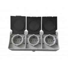 Розетка накладная 3-я ж/к IP54 TNSy SURFACE (TNSy5000222)