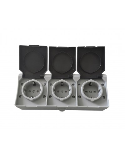 Розетка накладная 3-я ж/к IP54 TNSy SURFACE (TNSy5000222)