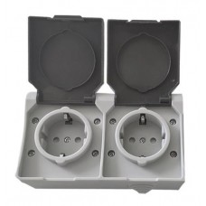 Розетка накладная 2-я ж/к IP54 TNSy SURFACE (TNSy5000170)