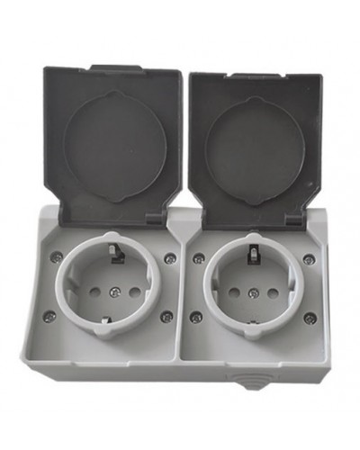 Розетка накладная 2-я ж/к IP54 TNSy SURFACE (TNSy5000170)