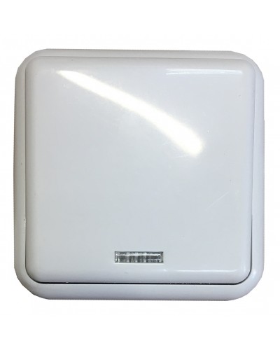Выключатель наружной установки 1-кл. с подсветкой белый IP20 TNSy Lemur TNSy (TNSy5000978)