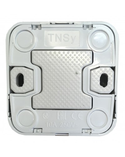 Выключатель наружной установки 1-кл. с подсветкой белый IP20 TNSy Lemur TNSy (TNSy5000978)