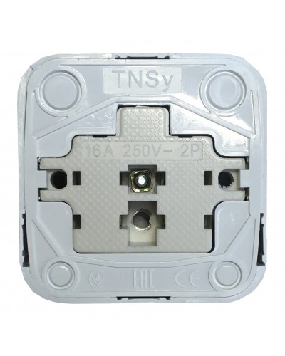 Розетка внешней установки 1-я ж/к белая IP20 TNSy Lemur TNSy (TNSy5000982)