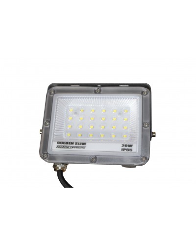 Прожектор LED 20W GOLDEN Slim 220V 2200Lm 6500K IP65 TNSy (TNSy5000991)
