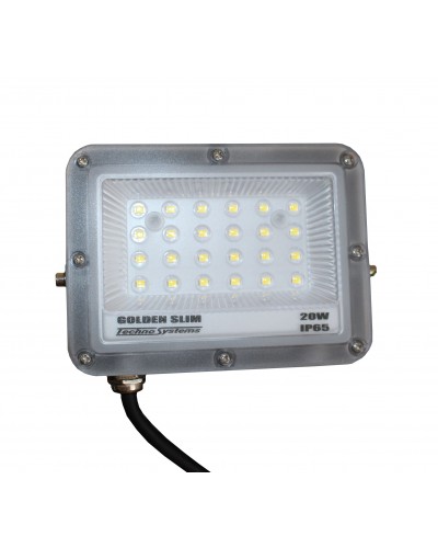 Прожектор LED 20W GOLDEN Slim 220V 2200Lm 6500K IP65 TNSy (TNSy5000991)