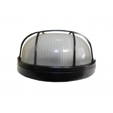 Светильник НПП1302-60W-E27-IP65 круг черный с решеткой TNSy (TNSy5001181)