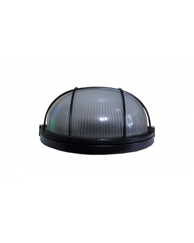 Светильник НПП1102-100W-E27-IP65 круг черный с решеткой TNSy (TNSy5001183)