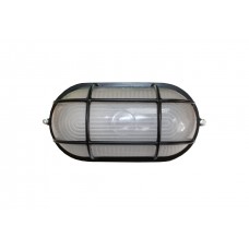Светильник НПП1402-60W-E27-IP65 черный овал с решеткой TNSy (TNSy5001185)