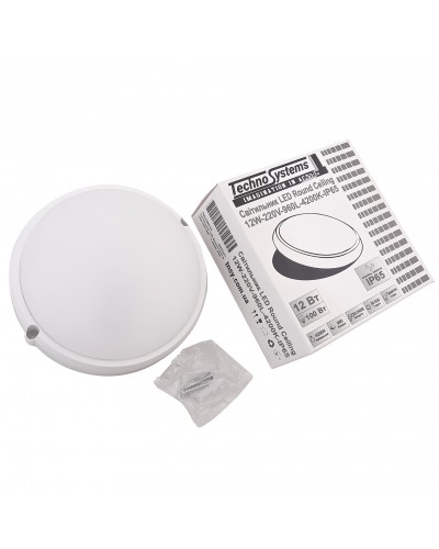 Светильник LED Round Ceiling 12W-220V-960L-4200K-IP65 TNSy (TNSy5000103)