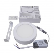 Светильник накладной LED Round Downlight 6W-220V-420L-4000K Alum TNSy (TNSy5000134)