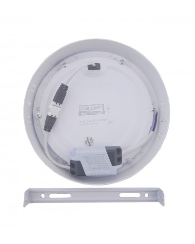 Светильник накладной LED Round Downlight 12W-220V-850L-4000K Alum TNSy (TNSy5000135)